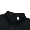Fila Golf Series Logo Design Versatile Knitted Long Sleeve Polo Shirt Men Tops Deep-Black A11M515204F-BK