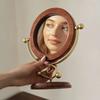 European minimalist style makeup mirror, vertical rotating bedroom makeup mirror, household vertical mirror