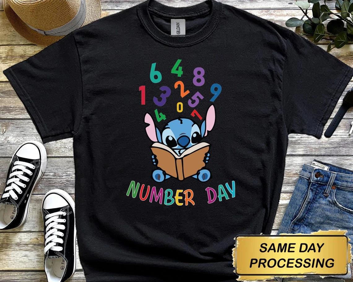 Sttch Numbers Shirt – World Maths Day 2026 Counting Tee S