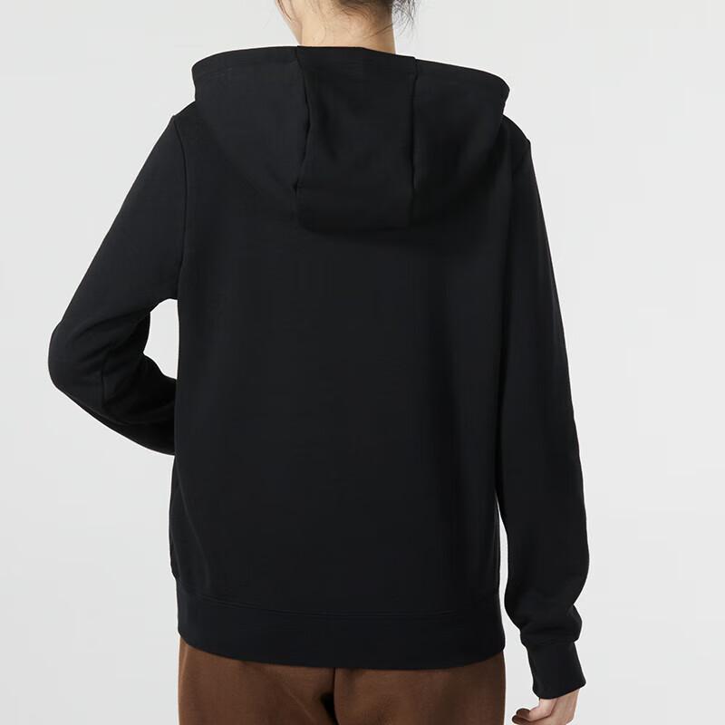 Nike Logo Print Running Training Hoodie American Vintage Women hoodies Black DQ5776-010
