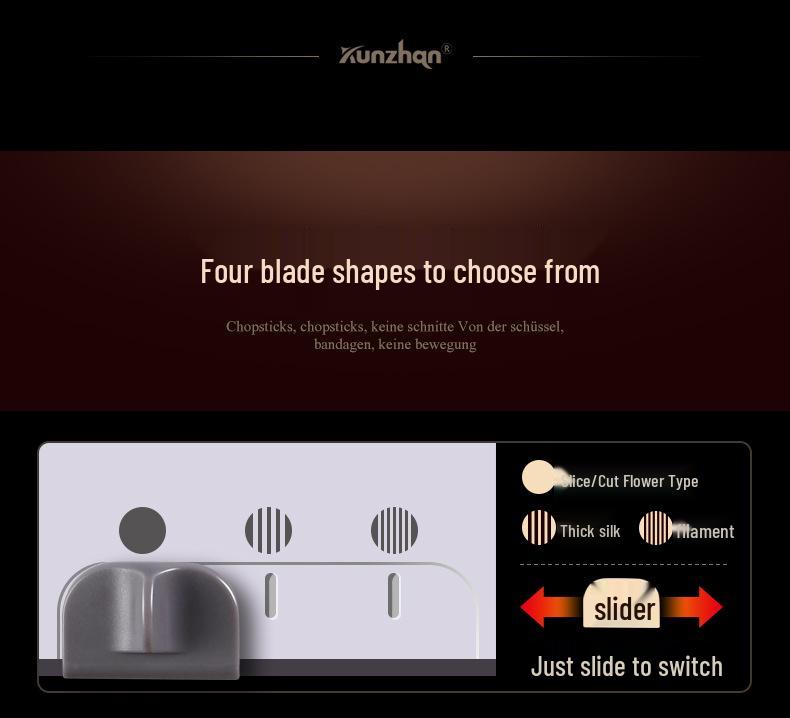 Multifunctional Vegetable Cutter: Potato Shredder, Grater, Slicer, Dicer & Wavy Radish Cutter.