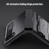 For Samsung Galaxy Z Flip 4 5g All -Inclusive Drop Protection Kickstand Phone Case Non -Fingerprint Cover For Galaxy Z Flip 4