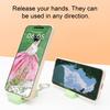 Phone Holder Keychain Pendant Portable Plastic Phone Stand Mini Desk Cellphone Support Lightweight Keyring for Most Phone