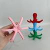 Creative Octopus Water Bottle Drying Rack Tentacle Holder Stand for Cups & Wine Glass Unique Kitchen Counter Organizer Decor