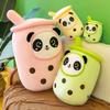 Large Cute Milk Tea Plush Pillow - Pearl Tea Cup Doll