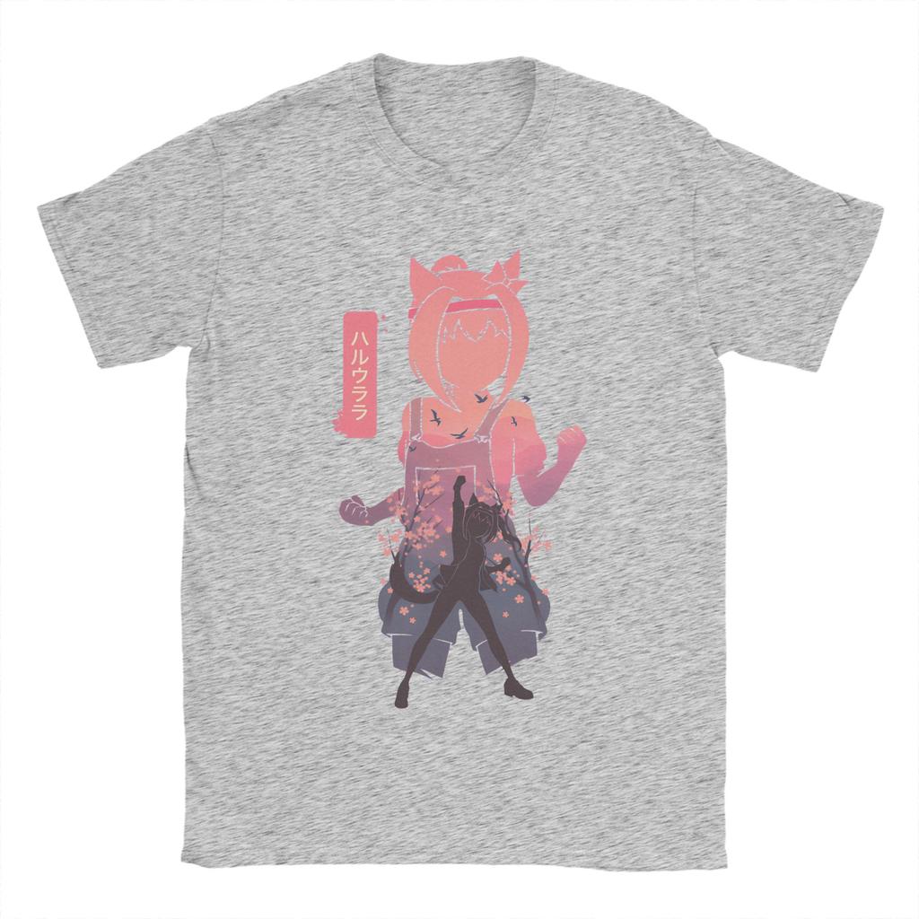 Haru urara T Shirt Unisex 100 Cotton Leisure TShirts Crewneck  Tees Short Sleeve Clothing Plus Size