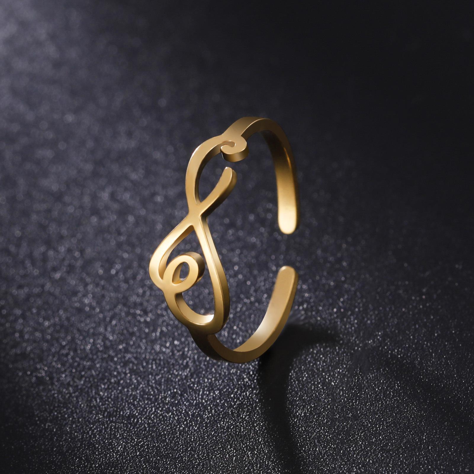 

Кольцо унисекс из нержавеющей стали 7,8 мм, простое, изящное, с 12 символами созвездий зодиака, открытое, регулируемое, обручальное кольцо opening adjustable золотой