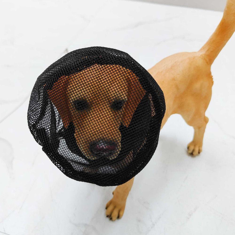 Breathable Pet Protective Veil Mesh Pet Facial Protection Mask  Suitable for Hiking Trips