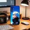 Anime J-Jujutsu Kaisen S-Satoru Gojo Phone Case Black Silicone Soft For Samsung S25,S24,S21,S22,S23,S30,Ultra,S20,Plus,Fe,Lite