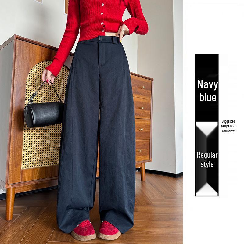 Women s American-Style Curved-Leg High-Waisted Wide Casual Cargo Pants M