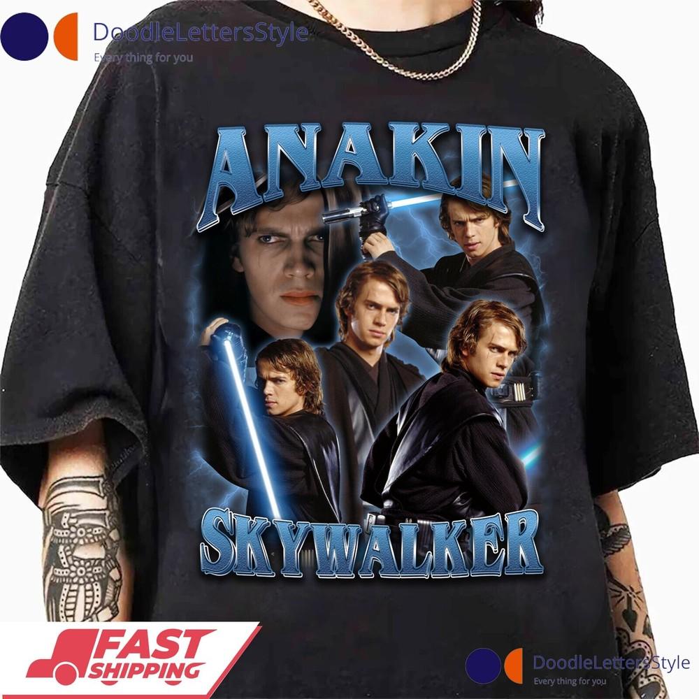 Anakin Skywalker Shirt Anakin Skywalker Vintage 90  Shirt Anak Unisex T-Shirt XXXXL