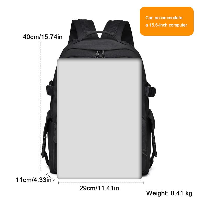 Hot Selling Multi Pocket Unisex Backpack, Oxford Material Large Capacity Casual Simple Neutral Style Backpack, Computer Backpack