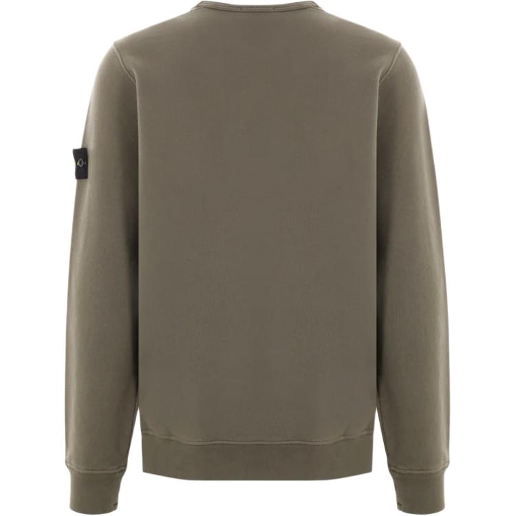 STONE ISLAND Fleece Sweatshirt Walnut Men Tops Brown 811562420-V0075