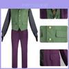 Batman O Cavaleiro das Trevas Coringa Heath Ledger Fantasia Cosplay Com Jaqueta Roxa Para Halloween Role Play