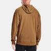 Under Armour Rival Terry Scribble Sports Casual Hoodie Jacket Men Jackets Antique-Brown 1366406-277