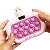 Гра 6 Підсвічена Електрична Навчальна Стрес Розвиток Кінчиків Пальців Рівень V5 Єдиноріг Високий Рівень Натисни-та-Виштовхни V5, Режими, Вдари По Кроту, Кнопка, Іграшка,