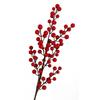 Fortune Fruit Europäischer Stil Künstliche Stehende Rote Beeren Akazienblüten-Arrangement