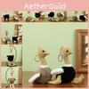 Realistic Stuffed Ostrich Toy Keychain Fluffy Bird Plush Bag Charm For Children