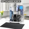 Bar Mat Rubber Coffee Bar Mats Anti-slip PVC Cup Mat Waterproof Heat Resistant Drain Mat for Bar Cafe Barista Cocktail Bartender Cup Holders 5