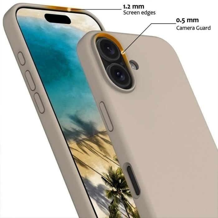 Protective Case - BOOLING - iPhone 16 Plus - Liquid Silicone - Shockproof - Stylish