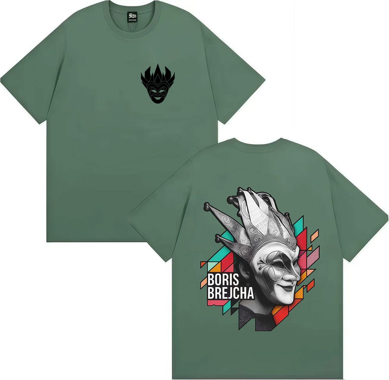 

Hot Sale Boris Brejcha Electronic Music for Mens Women T Shirt Cotton Hip Hop Tees Crewneck Short Sleeve T Shirts Aesthetic Tops 4XL