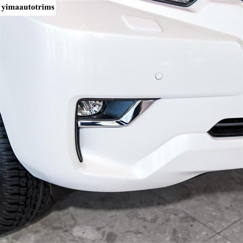 Накладка на противотуманную фару, накладка-бровь, декоративная полоса для Toyota Land Cruiser Prado FJ150 2018 - Хромированные аксессуары для экстерьера