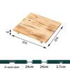 Heat-Resistant Wood Mat for Clay Pots and Stone Bowls – Anti-Scald, High-Temperature Insulation for Teppanyaki and Casserole Dishes