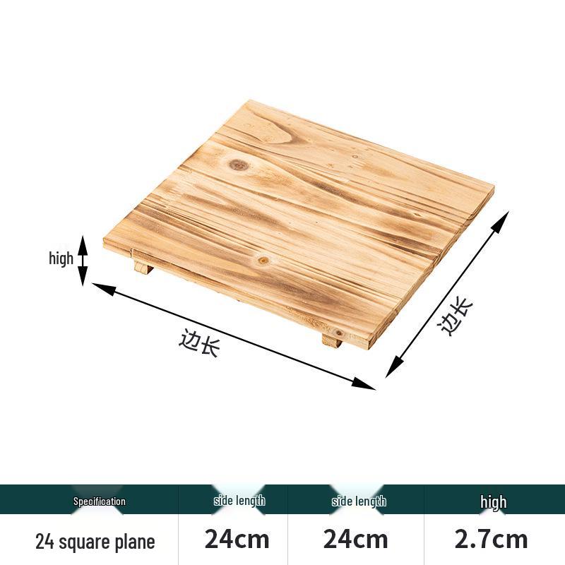 Heat-Resistant Wood Mat for Clay Pots and Stone Bowls – Anti-Scald, High-Temperature Insulation for Teppanyaki and Casserole Dishes