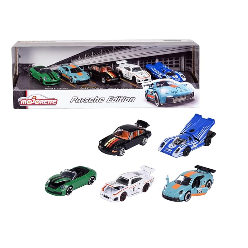 

Подарочный набор Majorette 1/64 porsche Motorsport 2023, в комплекте 5 штук 911 935 917 GT3 Carrera Majorette мини-автомобиль [продукт]