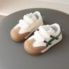 Spring Autumn Baby Striped Casual Shoes Fashionable Soft Sole Non Slip Toddler First Walker Sneakers For Infants
