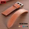 18mm 20mm 22mm Watch Strap Soft Leather for Huawei Watch GT4/GT3 Wrist Band Universal for Men Women Bracelet Watchband Wristband