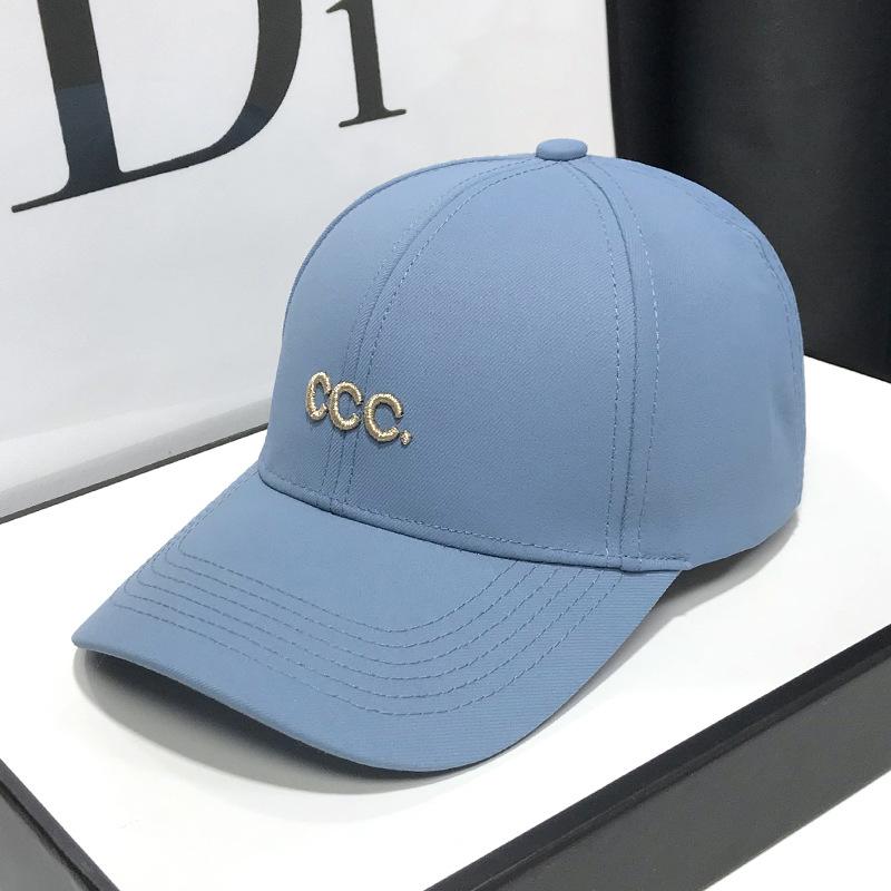 Spring and summer new hard top letter baseball cap children UV protection versatile sunshade cap men's sun protection