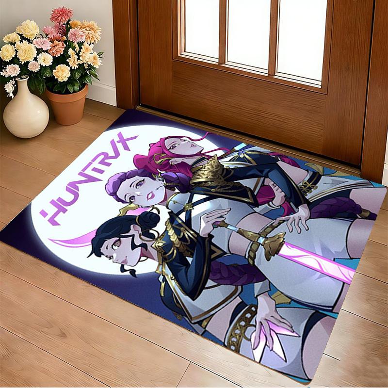 Huntress Trio Living Room Non-Slip Area Rug Soft Carpet for Bedroom Game Playroom Sofa Office Home Decor Doormat Christmas Gift C9211289