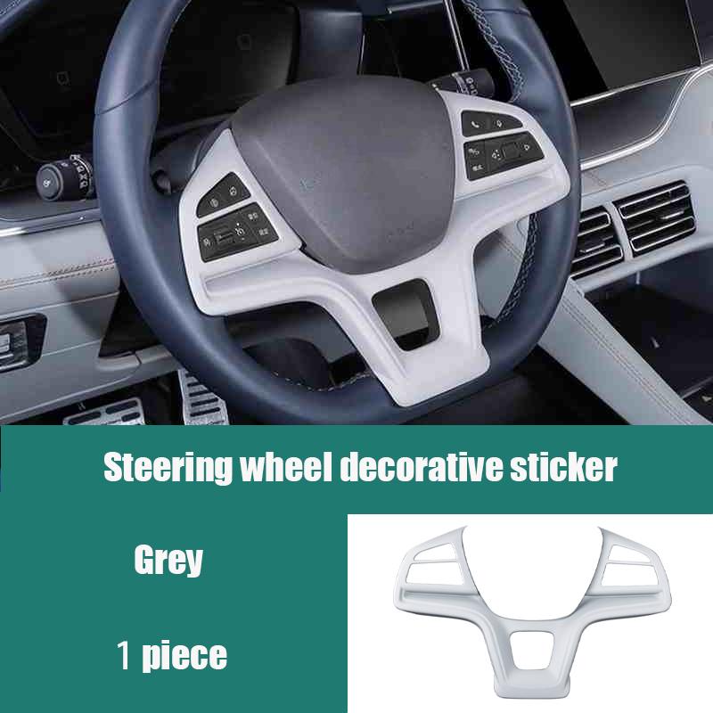 For BYD Sealion 6 Seal U Song Plus DM-i EV 2024 2025 Steering wheel decorative sticker frame Interior modification