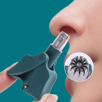 Limpiador Recortador de Vello Nasal Para Hombres Mujeres Acero Inoxidable Manual Mecánico Afeitadora Lavable Herramientas Depilatorias