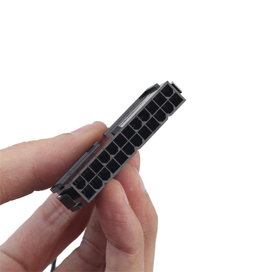 New ATX 24Pin 3 PSU Power Supply Starter Cord Power Supply Adapter Cable