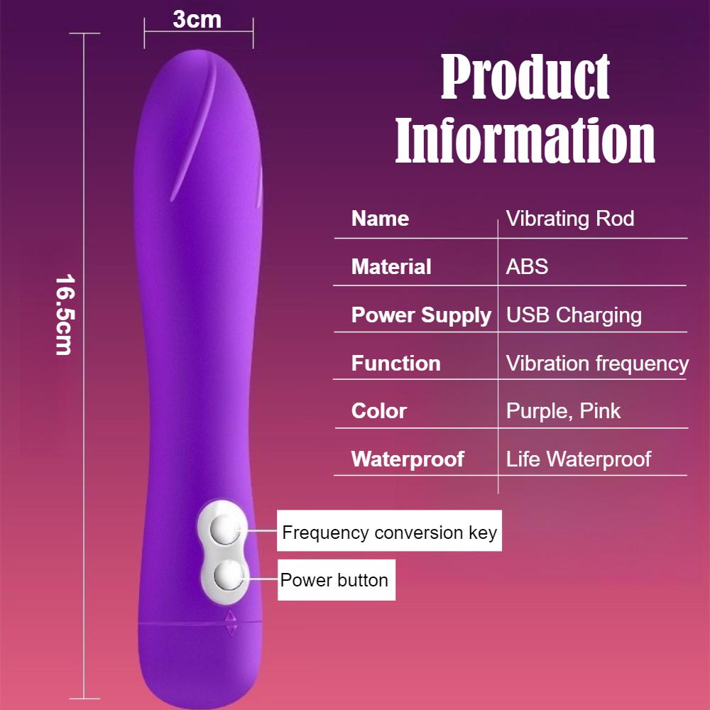 G Spot Dildos Vibrator Sex Toys for Woman Massage Stick with 7 Vibrating Mode USB Charging Dildo Clitoris Anal Nipple Stimulator