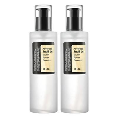 Advanced Snail 96 Mucin Power Essence 100ml (2pcs) – Moisture Care, Elasticity Support, Korean