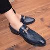 Men's Shoes Large Size Spring New Trend Dress Casual Shoes British Style Retro Leather Shoes Foreign Trade Small Leather Shoes Men