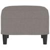 Footstool Taupe 60x50x41 Cm Fabric