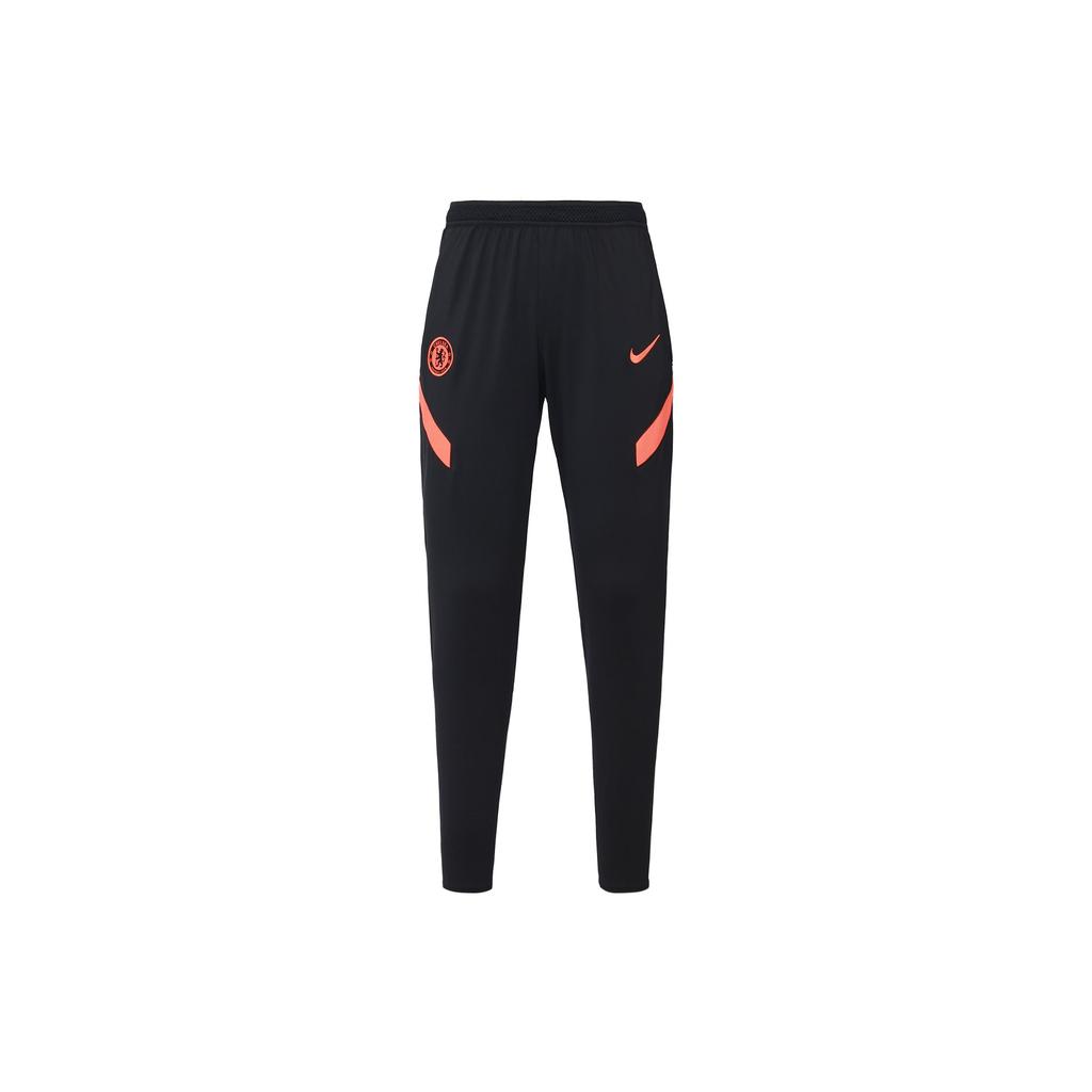 Nike Chelsea F.C. Strike Color Block Printed Slim Fit Joggers Men Bottoms Black DB6925-014