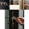 Portable Contactless Safety Door Opener Golden Alloy Key For No Touch Convenience