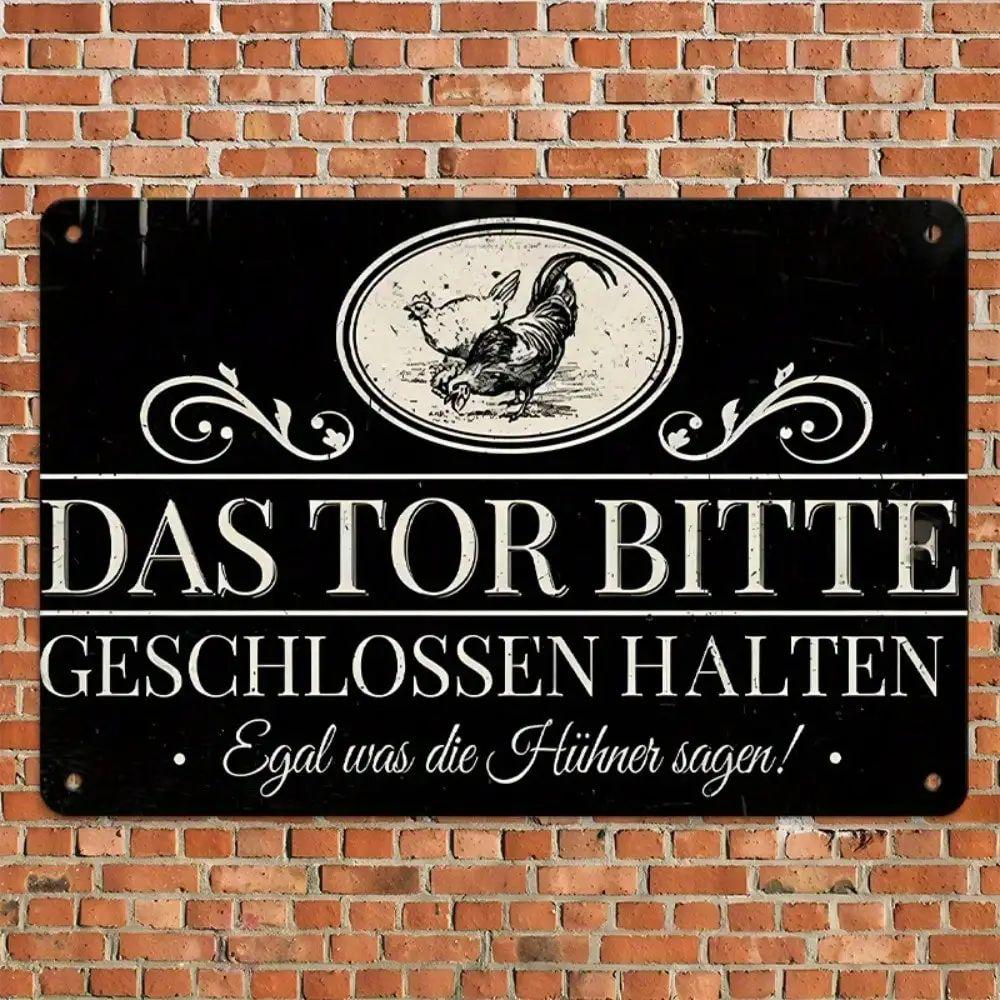 Vintage Metal Tin Sign Wall Art Retro Plaque Poster Home Bar Cafe Man Cave Decor 20x30cm