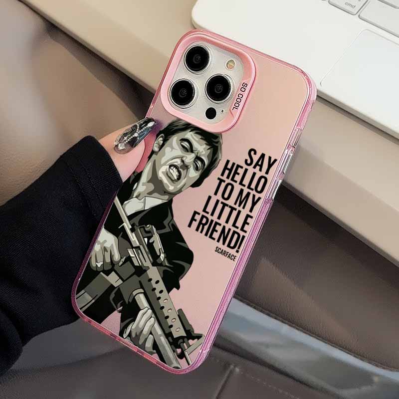 T-Tony M-Montana S-Scarface Fashion Phone Case For iPhone 17 16 15 14 13 12 11 Pro Max Colorful Cover Case Funda