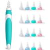 Earwax Remover Tool, Soft Silicone Ear Cleaner with 16 Replacement Heads, Safe & Easy Ear Wax Removal for Adults & Kids