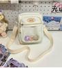 2025 autumn new transparent messenger bag casual simple student fashion pain bag bag personalized mobile phone bag