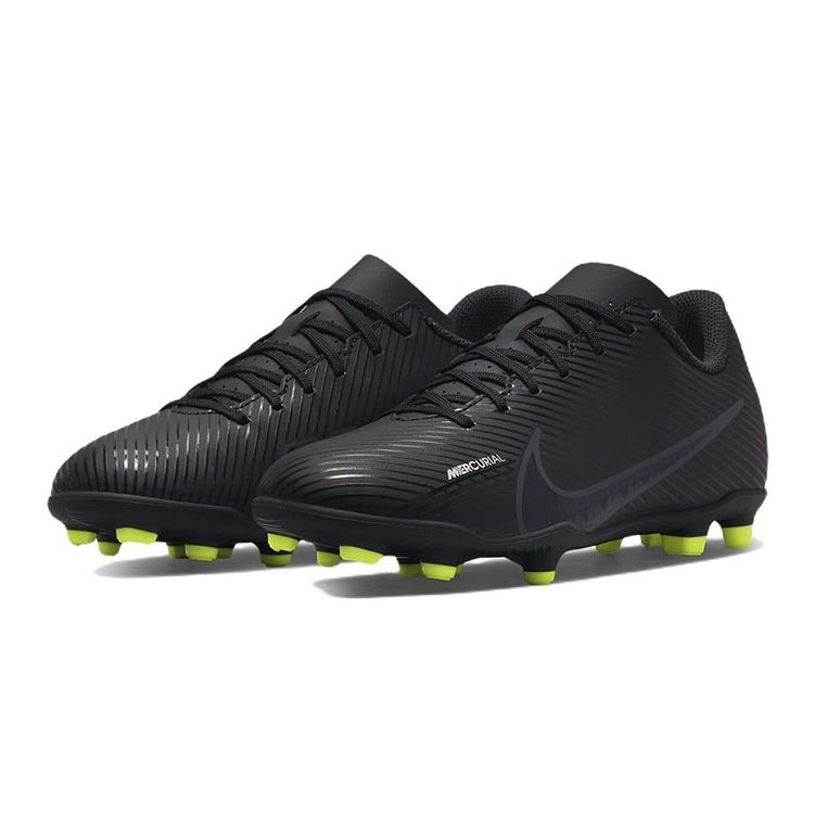 Nike Mercurial Vapor 15 Club FG MG GS Shadow Pack Kids Sneakers Black Summit-White Volt DJ5958-001
