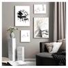 Nordic Line Draw Print abstrakte minimalistische Wandkunst Malerei dekorative Bild Home Decor schwarz weiß Klavier Leinwand Poster