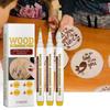 Wood Burning Marker Pen Wood Marker Pen for Drawing Waterproof Woodworking Drawing Pen for Walnut Basswood Birch and Poplar