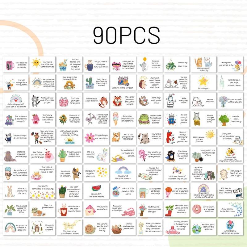 

90 Inspiring Positive Energy Cards 90pcs разноцветный